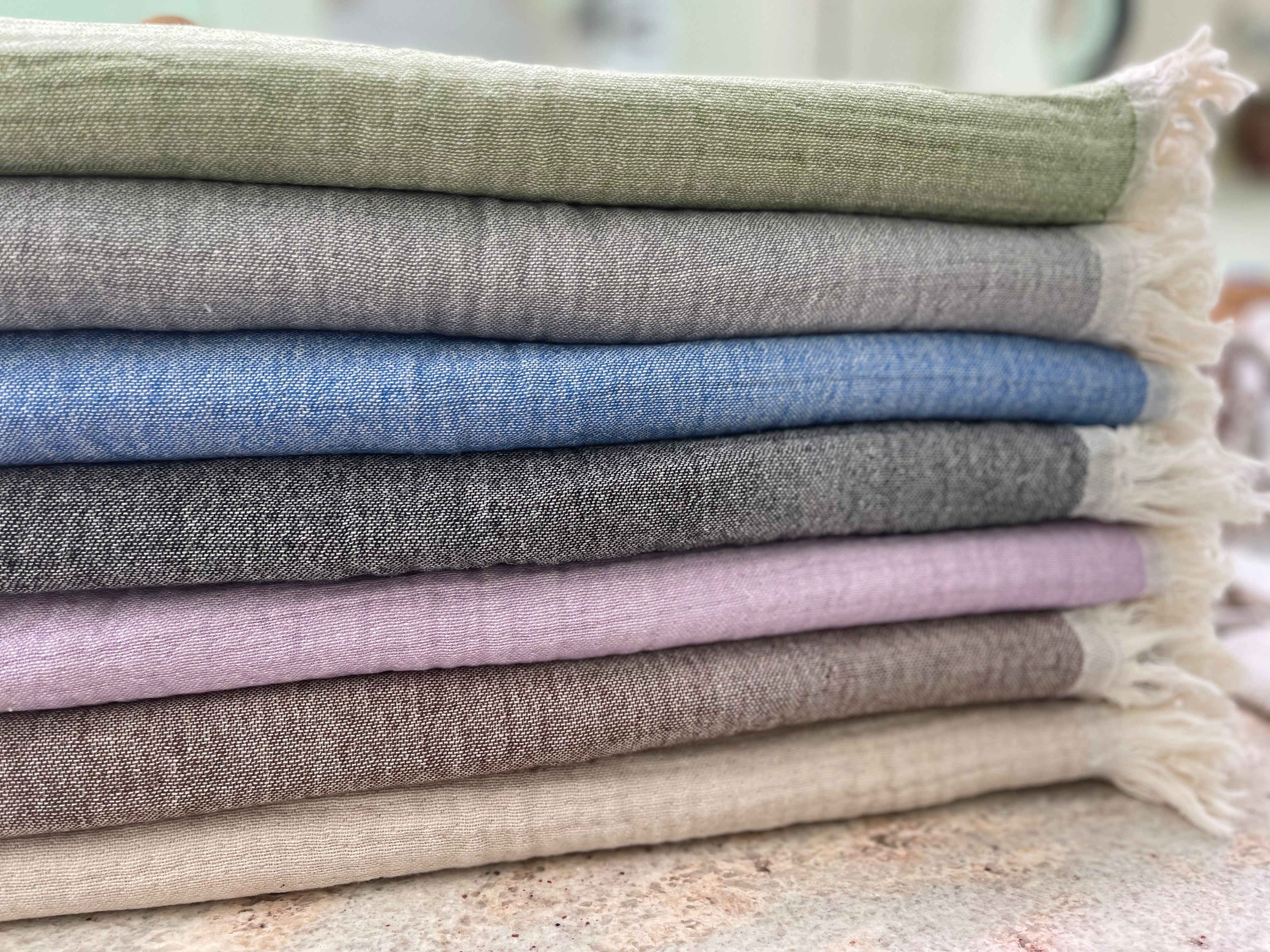 Basiclayersca Cocoon Soft Turkish Towel 40 Inch by 70 Inch