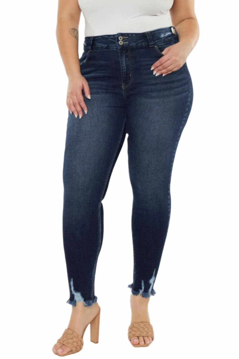 Vintage charm high waist jeans by Kancan