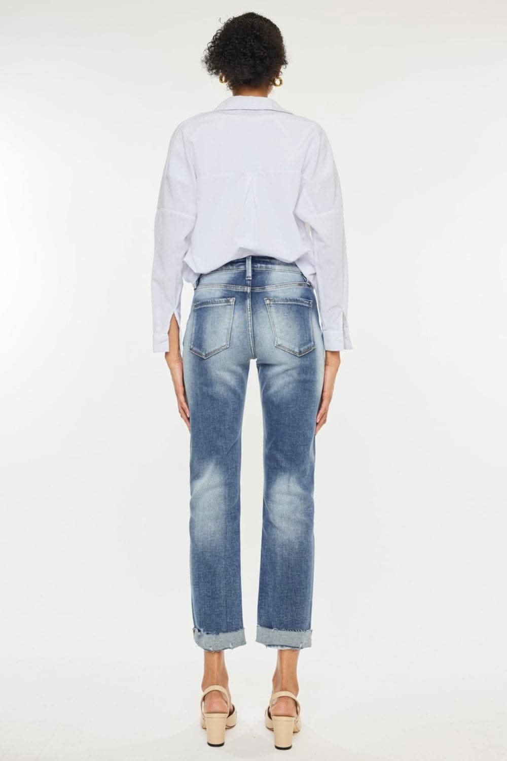 Premium Kancan high-rise straight jeans