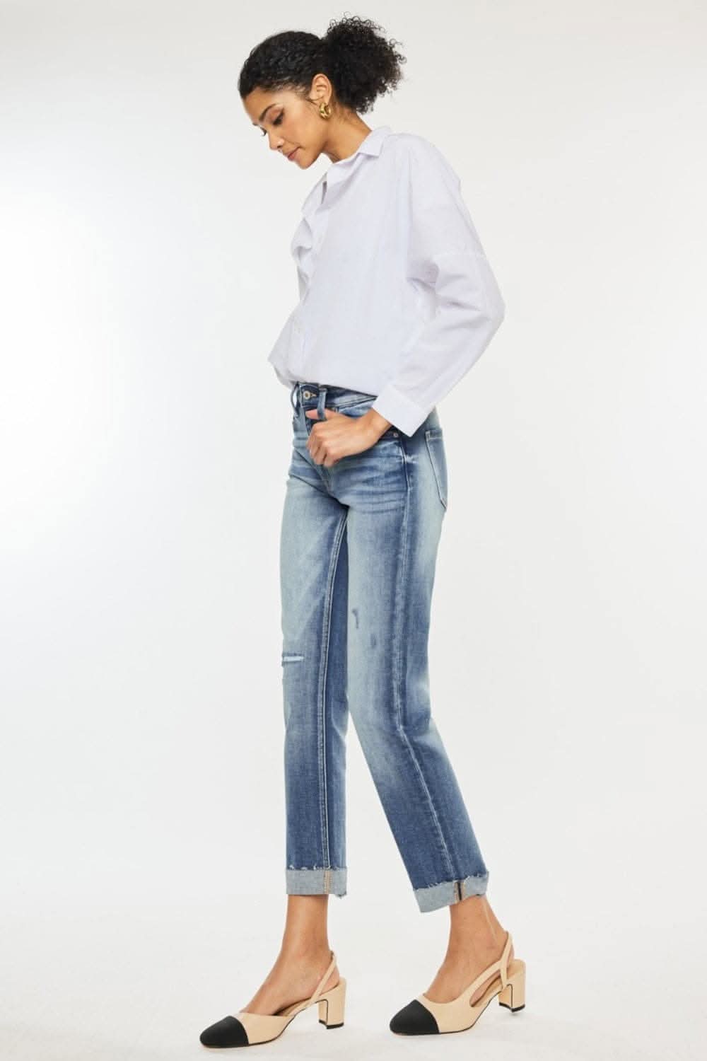 Premium Kancan high-rise straight jeans