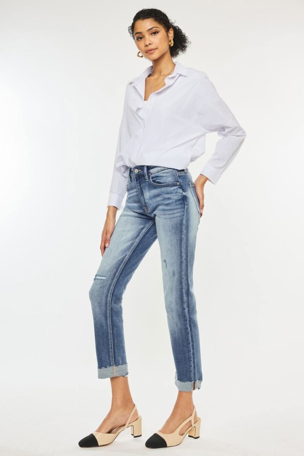 Premium Kancan high-rise straight jeans