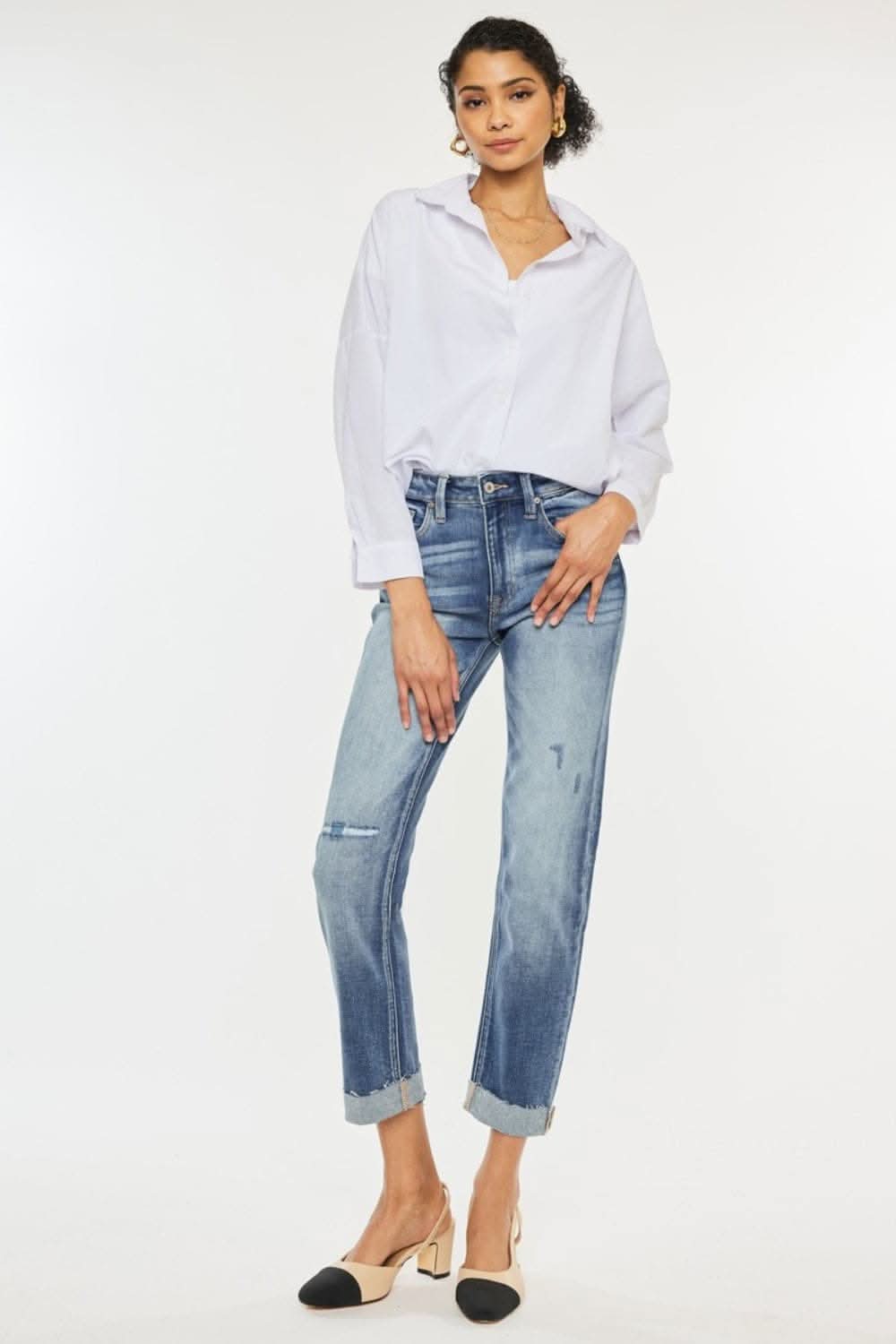 Premium Kancan high-rise straight jeans