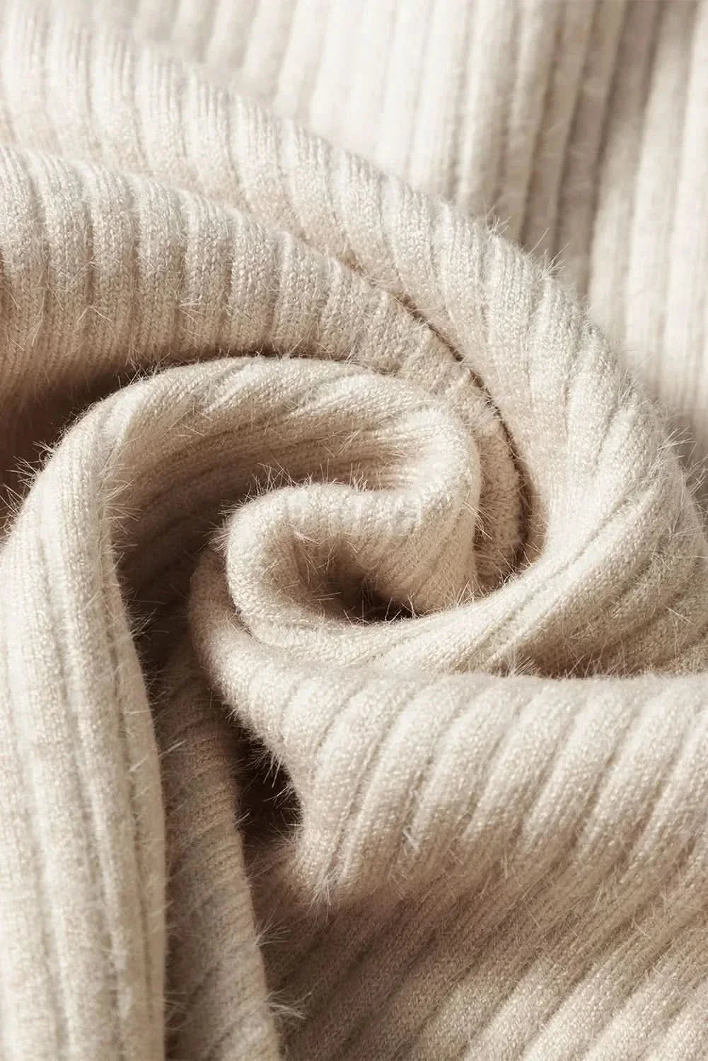 Cozy mock neck long sleeve sweater