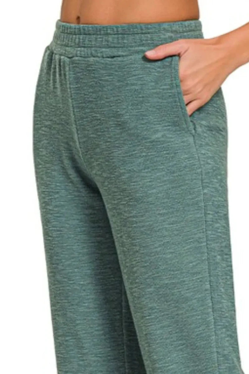 Zenana Cotton Slub Jogger Pants for Ultimate Comfort