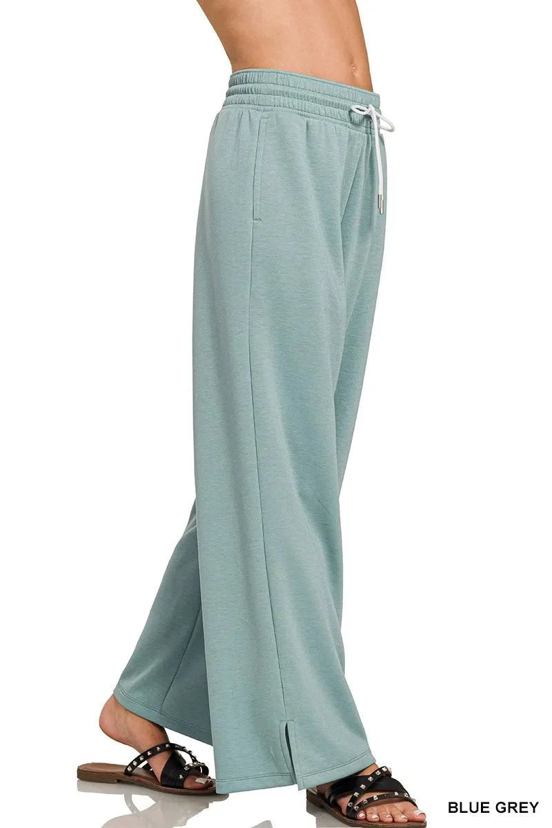 Zenana Scuba Drawstring Pants for Comfort and Style