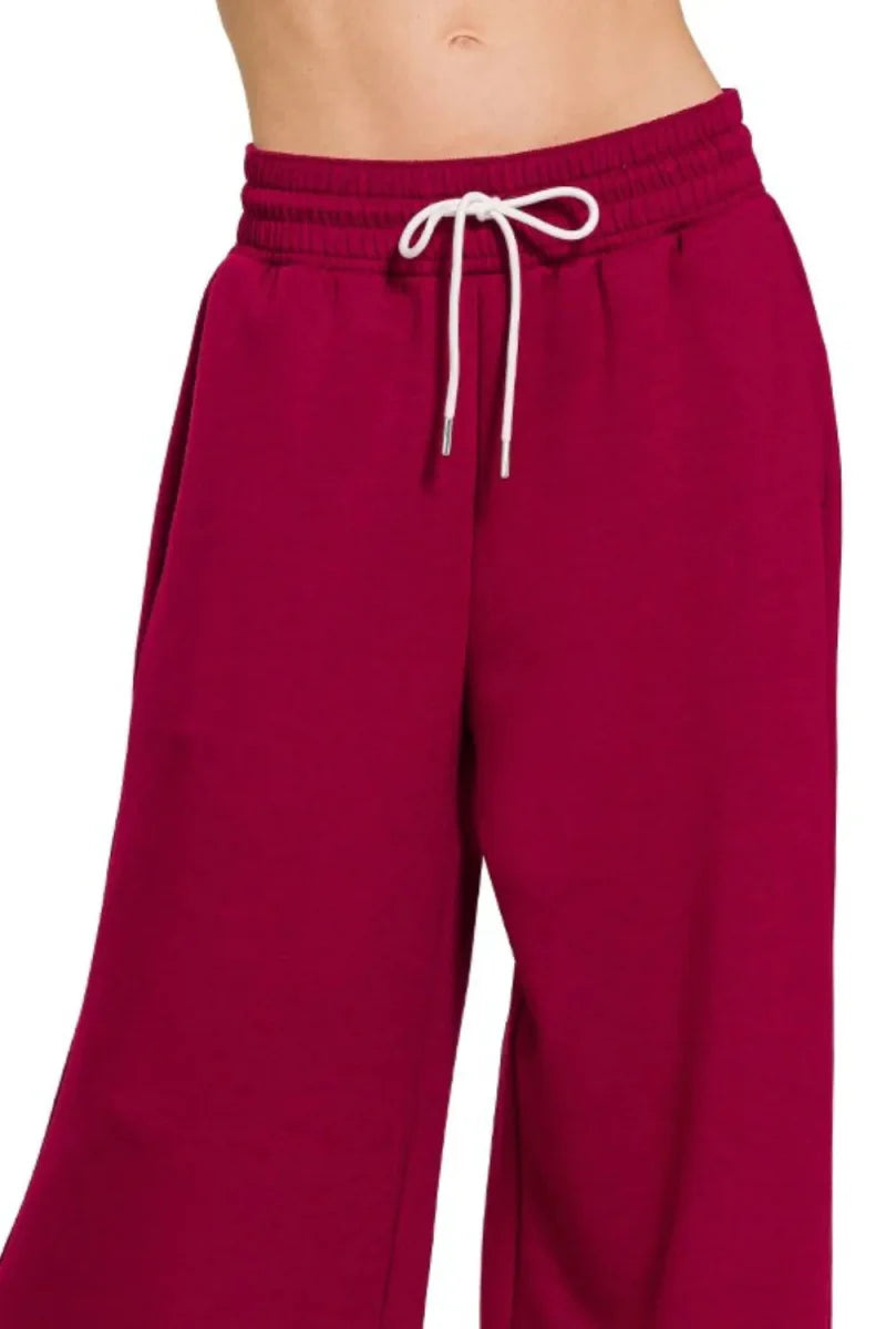 Zenana Scuba Drawstring Pants for Comfort and Style