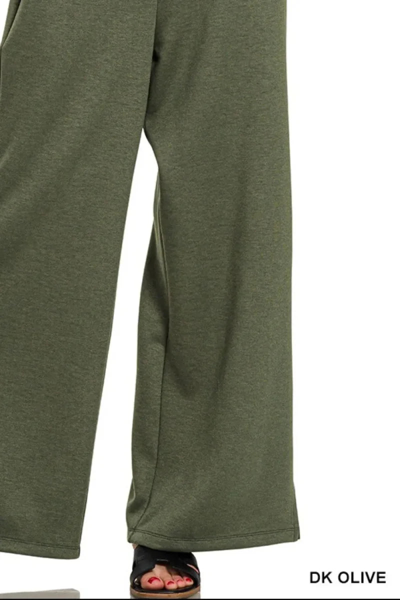 Zenana Scuba Drawstring Pants for Stylish Comfort